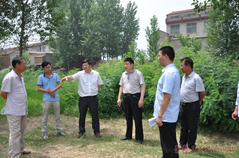 县委常委,副县长李飞到杜楼镇调研脱贫攻坚工作