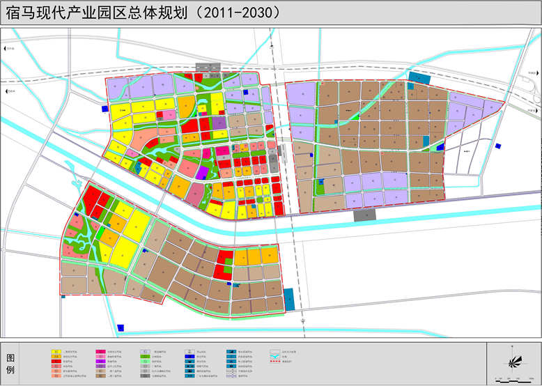 宿马园区规划图片