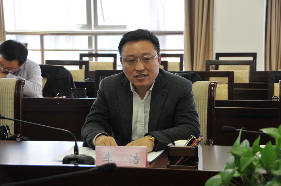 副市长吴宝军会见三板汇集团董事长李浩