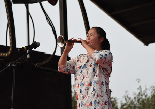 砀山:唢呐声声庆丰收_宿州市人民政府