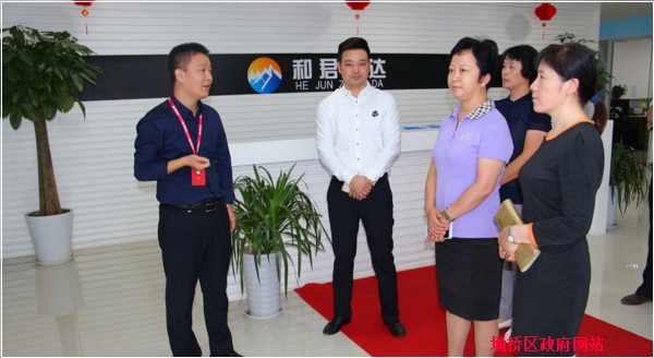 牛慧琴率队赴合肥三瓜公社青网科技园招商考察
