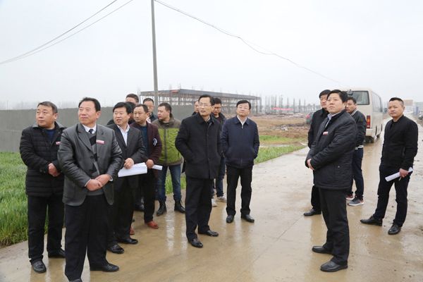 泗县张志强王法立调研宿淮铁路站前片区项目建设情况